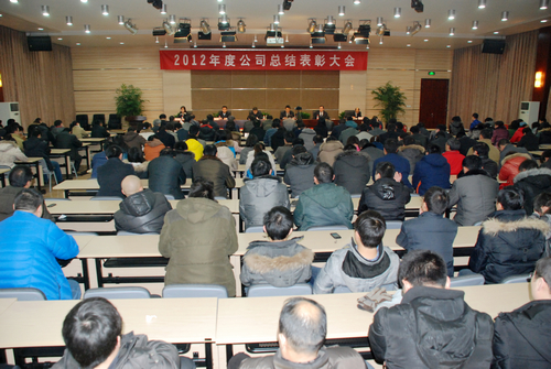 公司召开2012年度总结表彰大会 