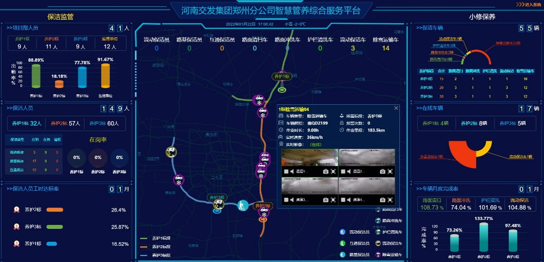 高速公路综合养护信息管理平台在除雪保通工作中 发挥重要作用